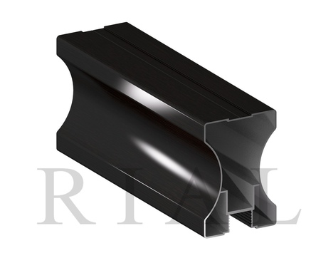 Профиль-ручка (симметричная) KR300N - Венге темный глянец
